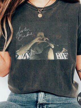 BIEBERCHELLA Justin Bieber T-Shirt Album Launch Exclusive, Middle Finger Fan 209